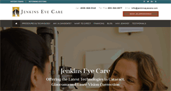 Desktop Screenshot of jenkinseyecare.com
